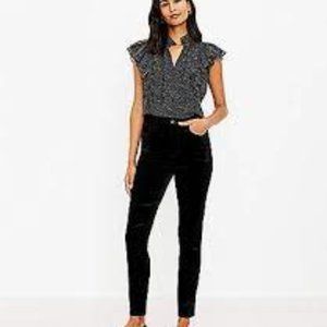 Loft Velvet Skinny Pants